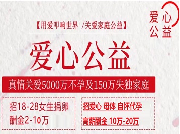 金口河捐卵助孕生子 爱心志愿者招募